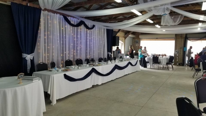 Pavilion Wedding set up