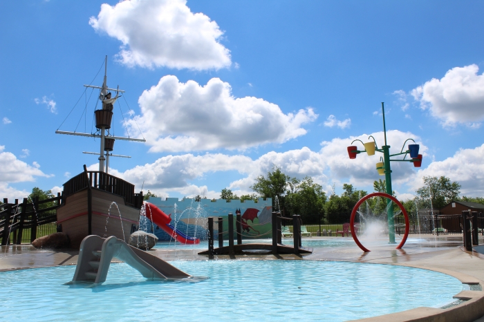 Wading Pool and Pirate Ship and Splash Pad too!