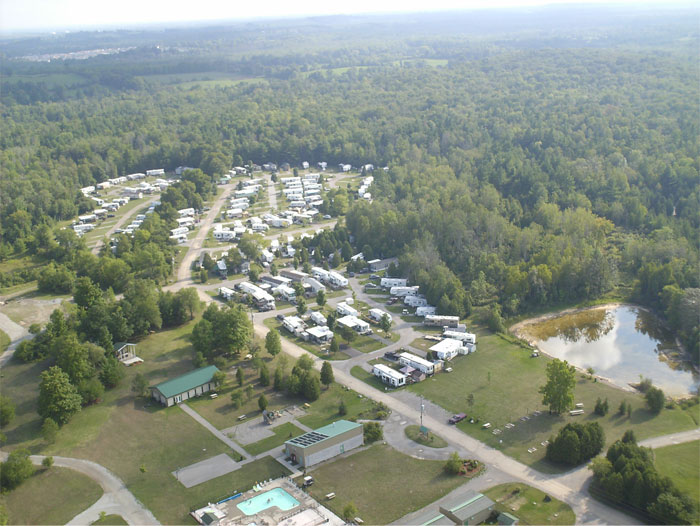Campground Aerial View