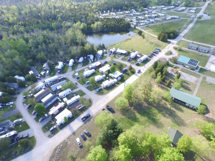 Camping Aerial View 2016