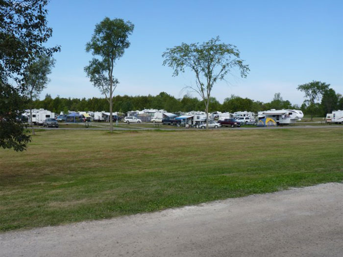 Pull thru Campsites - 100 area