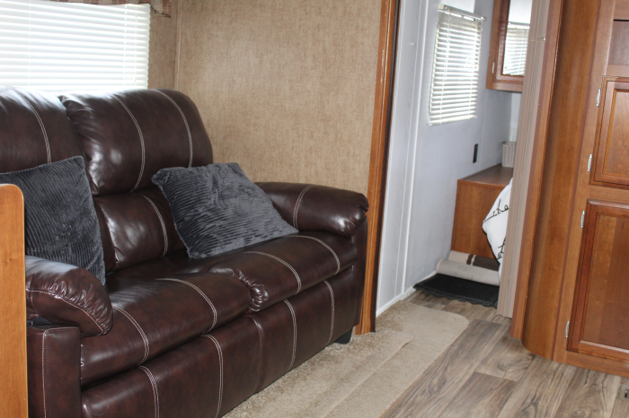 2015 Forest River Avenger Sofa Converts to bed