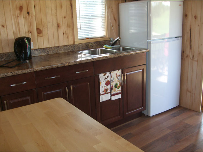 Cabin Rental Unit - Kitchen