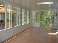 Interior Sunroom on Trailer