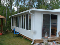 Exterior Sunroom on Trailer